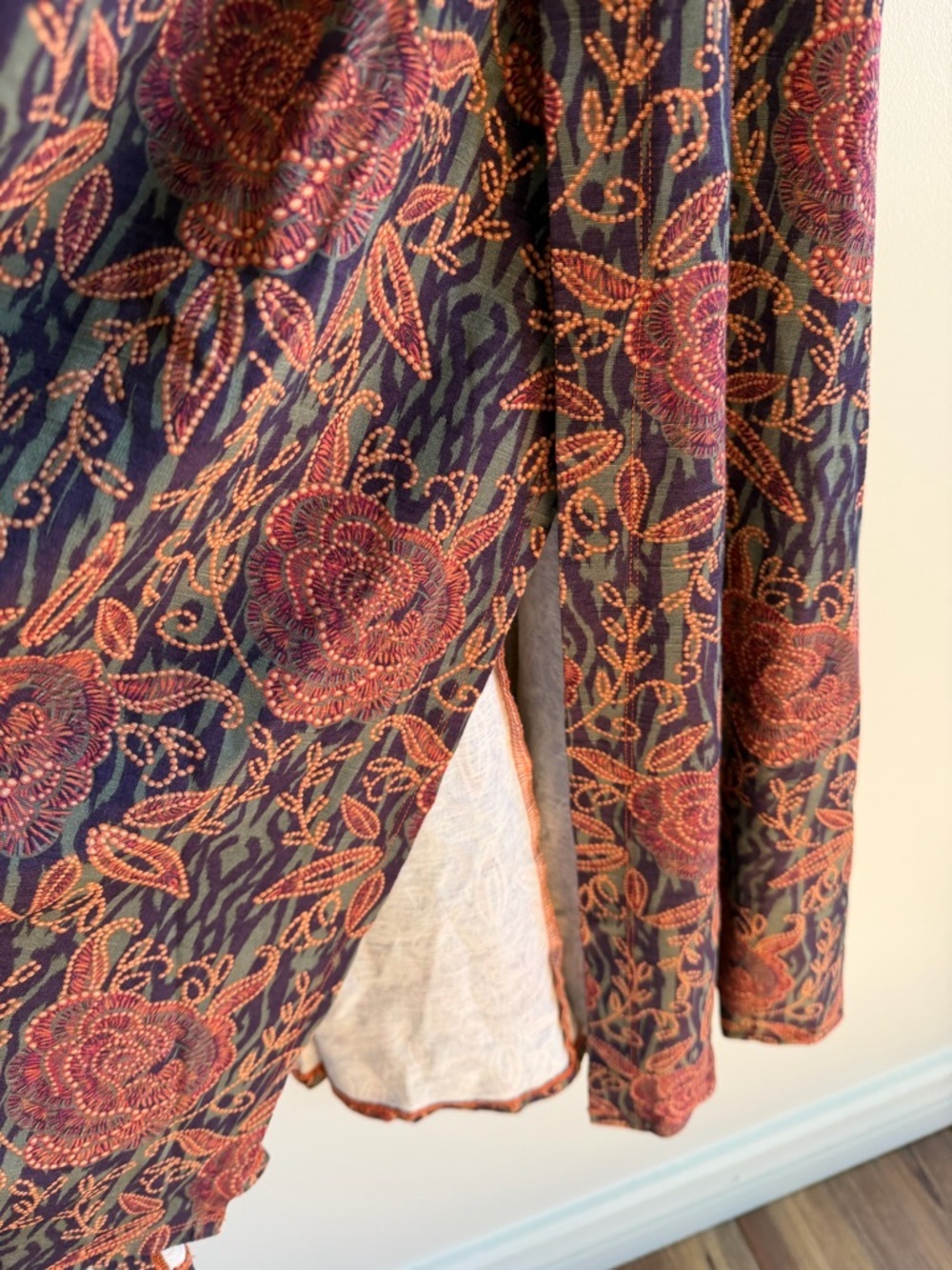 Soft Surroundings Alcott Dress Floral
Maxi Stretch Boho Size large - Picture 9 of 16